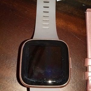 Versa Fitbit 2 watch with extra colored bands